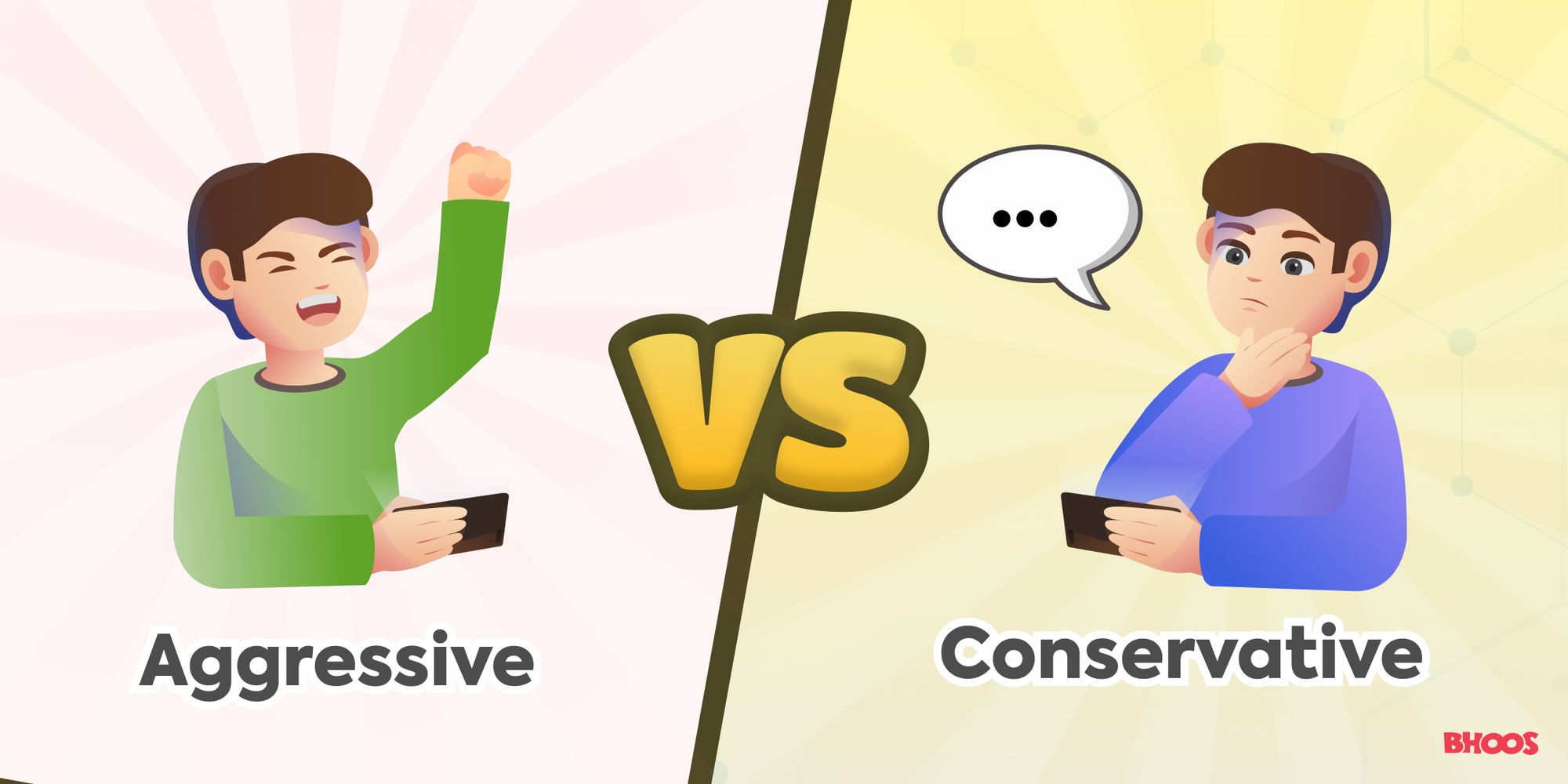 Bhoos | Conservative and Aggressive Play in Card Games