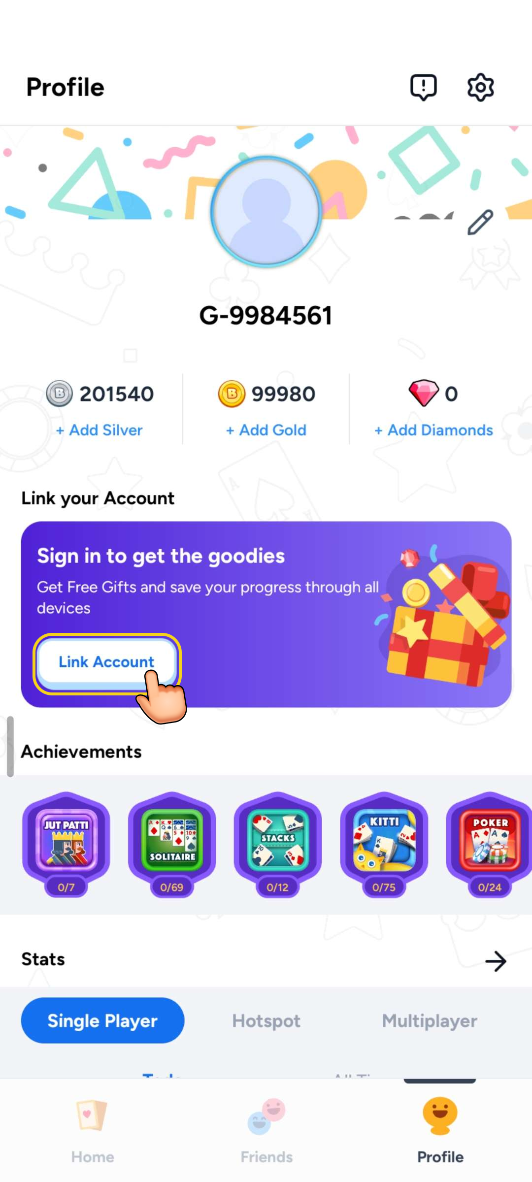 Link account